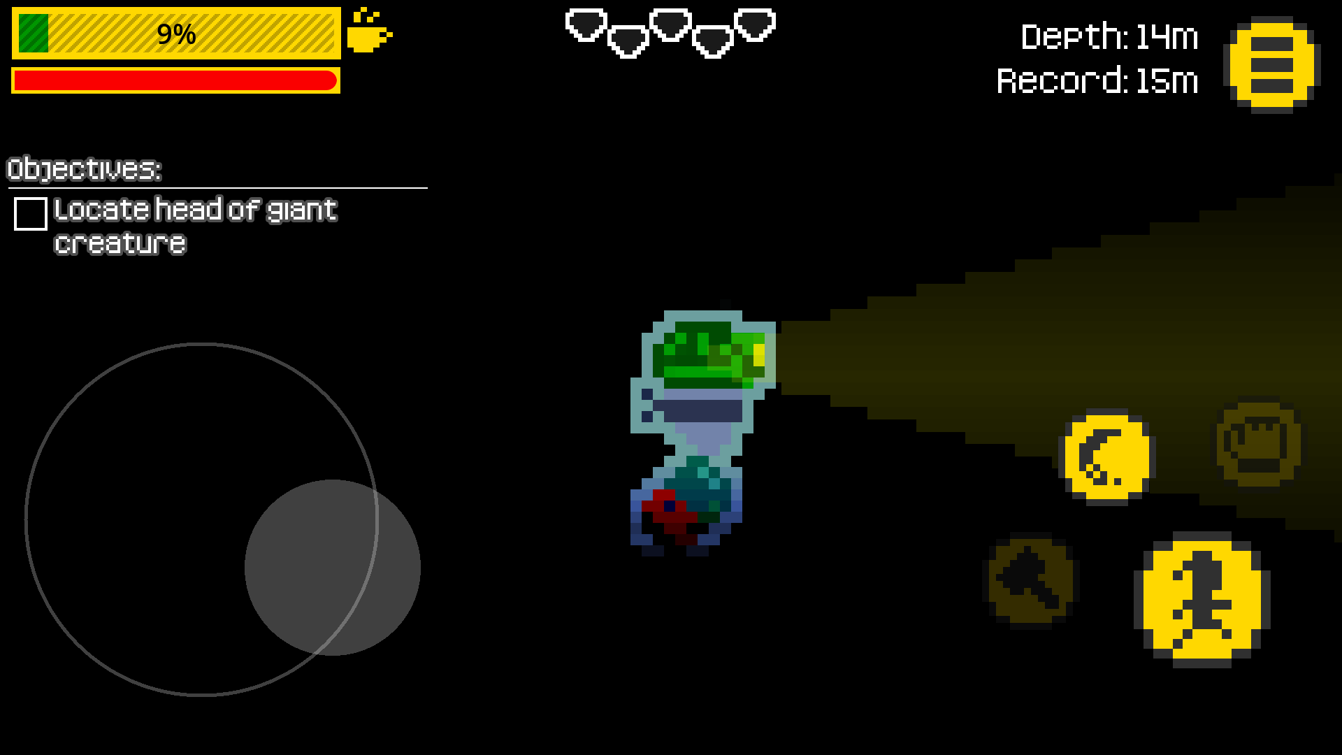 Screenshot of ElfMiner game.