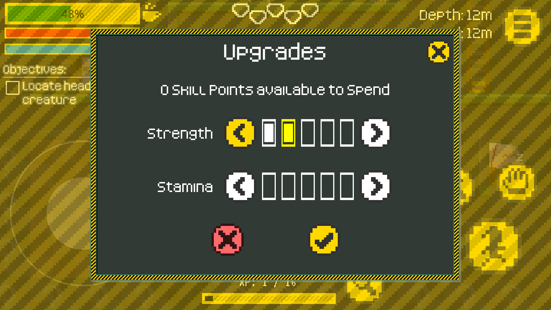 Screenshot of ElfMiner game.